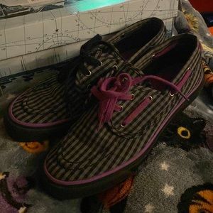 Sperry Creepers purple gray and black women’s 7.5 shoes